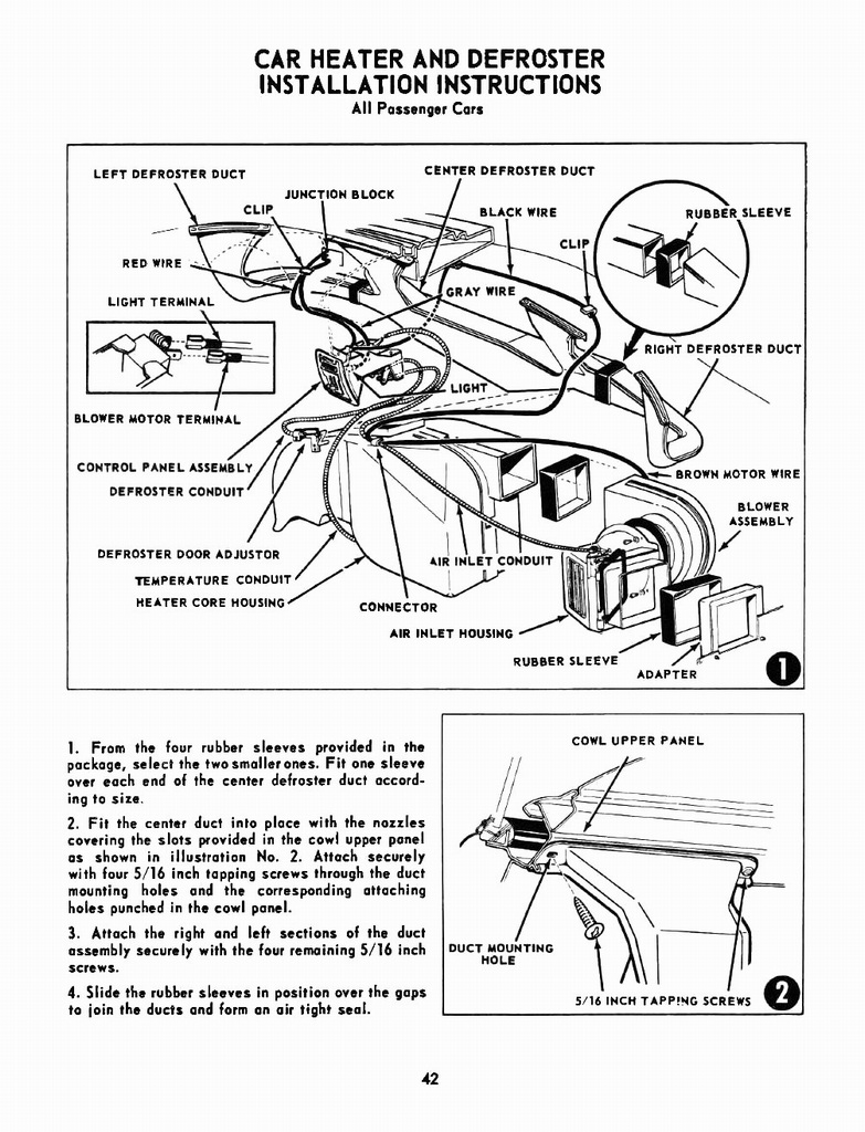 1955 Chevrolet Accessories Manual Page 74